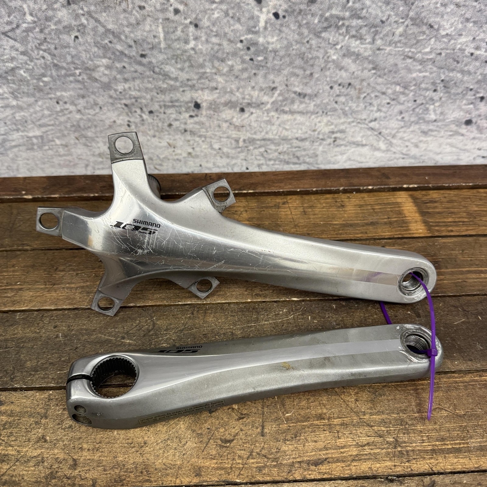 Shimano 105 FC-5750/5700 Crankset 175mm 110 BCD Hollowtech II Arms Road Silver