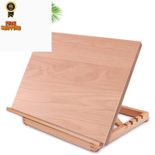 Tabletop Easel A3 Painting with Smooth Surface, Adjustable Angle Wood