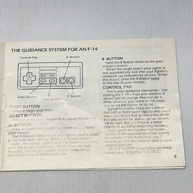 Top Gun The Second Mission NES Gaming Cartridge w/ Manual Vintage Authentic