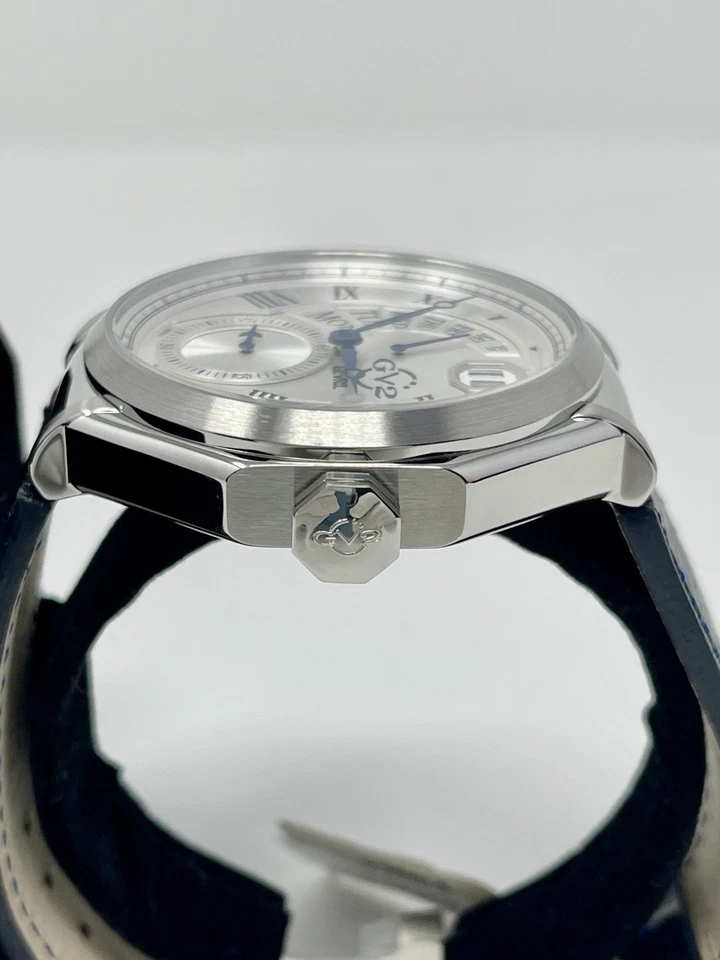 Gevril Marchese GV2 Luxury Watch Leather Strap Black Band 42420 - Image 3 of 4