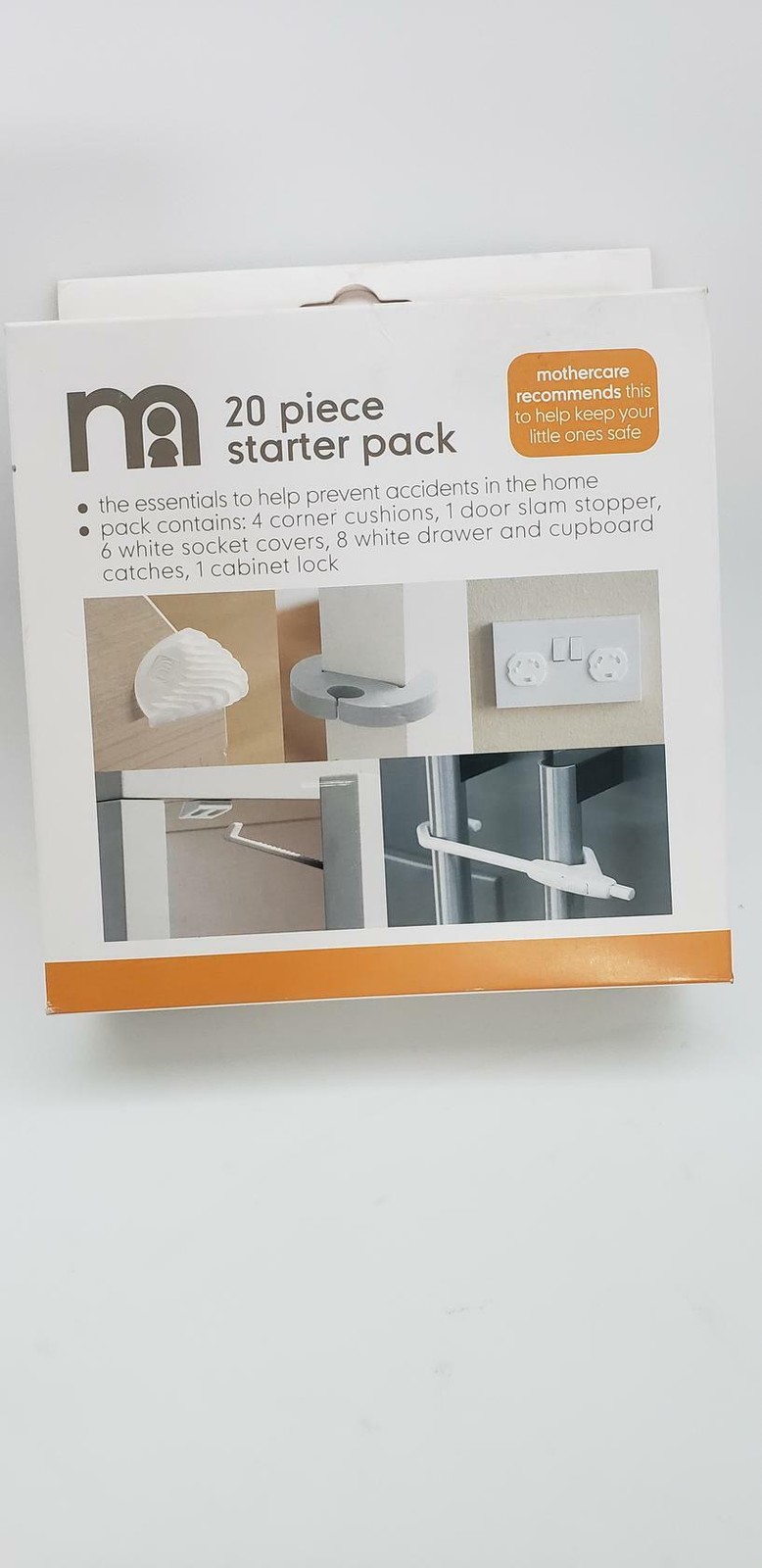 New Mothercare 20 Piece Starter Pack Child Protection Safety Door Cabinets