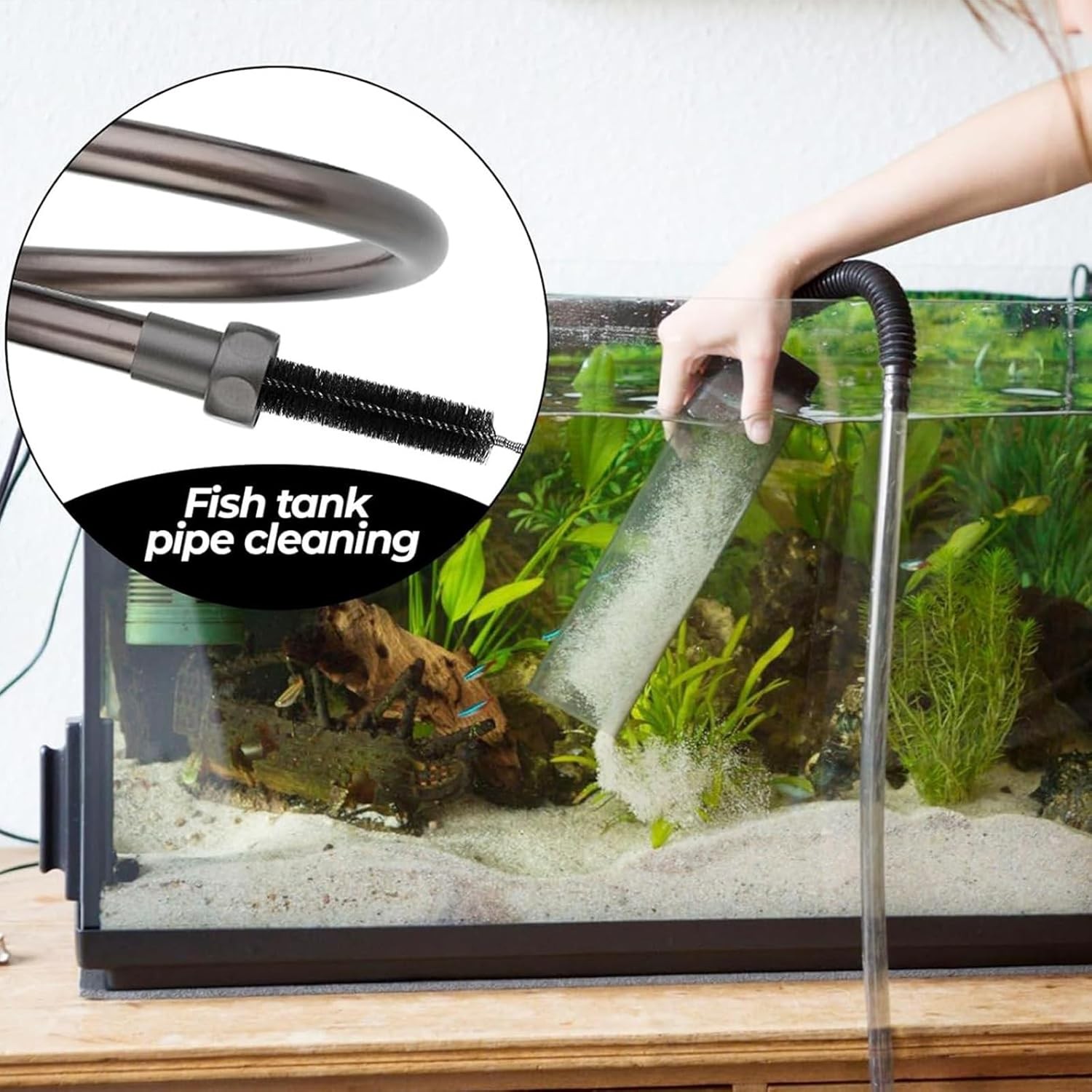 Flexible Extra Long Drain Brush, Drain Unblocker Tools,61 Inch Pipe Cleaner Brus