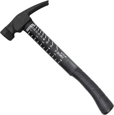 Premium 18 Oz. USA-Made Steel Rip Claw Hammer with Shock-Absorbing Handle