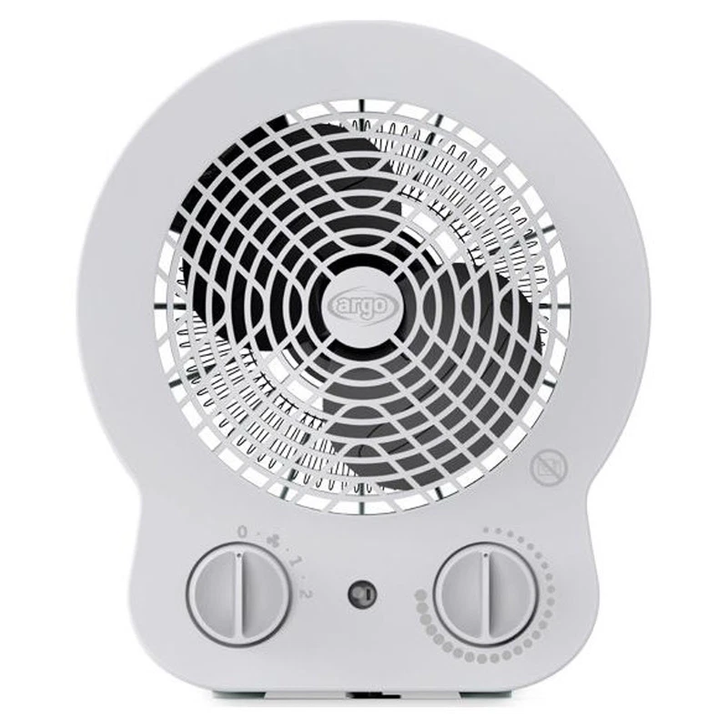 Stufetta Elettrica Termoventilatore ARGO Dori Blu Bianco 2000 W Stufa Casa Bagno, fotografia 3 di 4