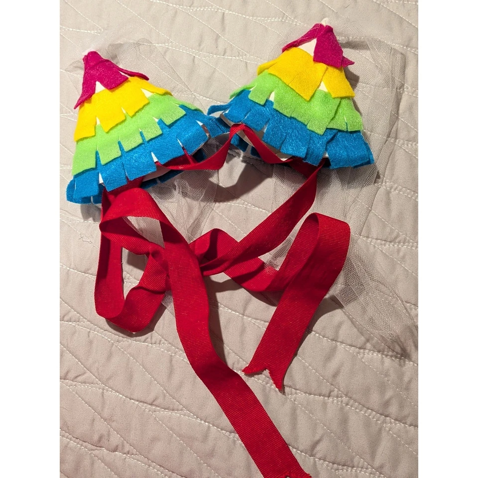 Camiseta No Boundaries Reciclada Manga Larga Niñas Grande 11-13 Disfraz de Piñata con Sombrero Foto 3 de 4