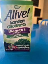 Nature's Way Alive! Garden Goodness Multi for Women, 60 Tablets EXP 03/2025