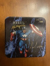 1993 Marvel Masterpieces Series 1 Cards Collector Set Tin Rare Signed 110/500