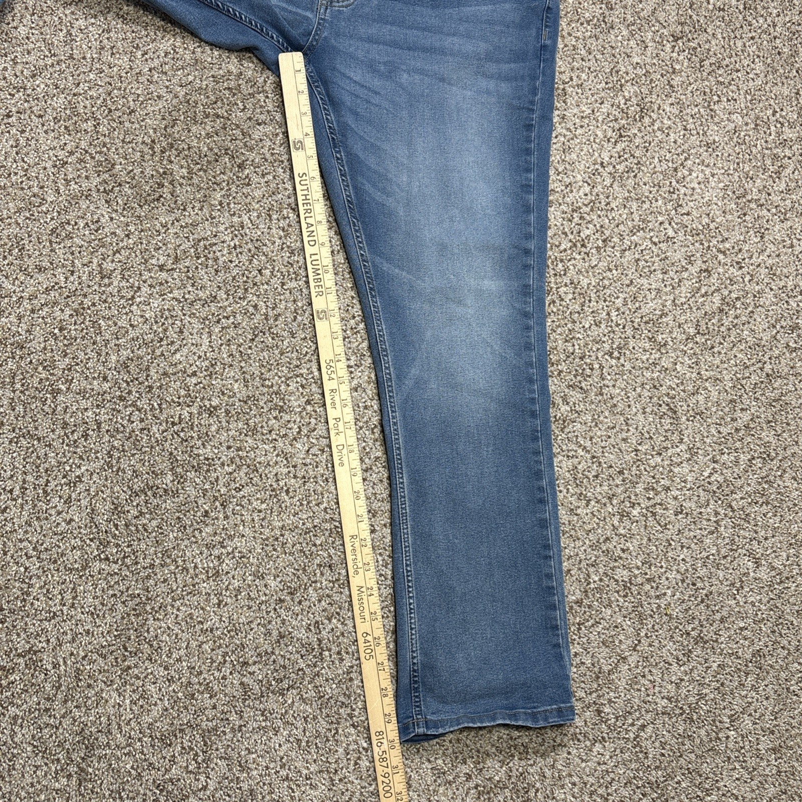 The Perfect Jean NYC Slim Fit Med Denim Blue Mens 40x30 (39x30) - View 8