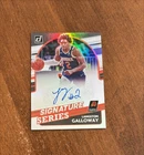 Langston Galloway 2021-22 Panini Donruss Signature Series Auto SS-LGW Suns Hawks