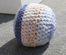 Handmade Crocheted Hacky Sack  Stress Ball  Foot Bag  College Must Have