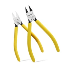 BOOSDEN Small Wire Cutters 2 Pack, 6 inch Wire Cutting Pliers, Dikes Spring L...