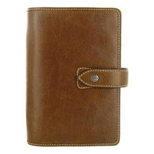 Filofax Malden Leather Organizer Planner Diary Personal Size Ochre 2026