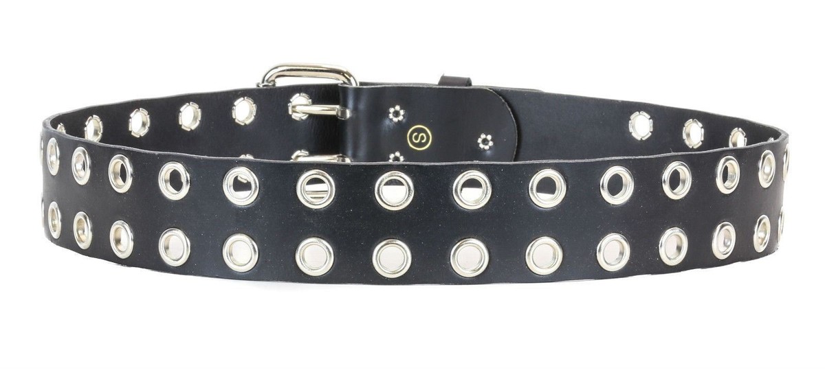 2 Row Eyelet Grommet Leather Uniform Belt Heavy-duty USA