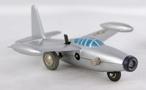 Vintage Schuco Thunderjet Micro Jet Wind Up Toy Model Airplane 1030 - Picture 6 of 10