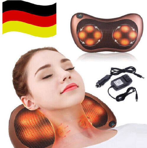 Elektrisch Massagekissen Rücken Nacken Schulter Massagegerät mit Wärmefunktion - Bild 1 von 11