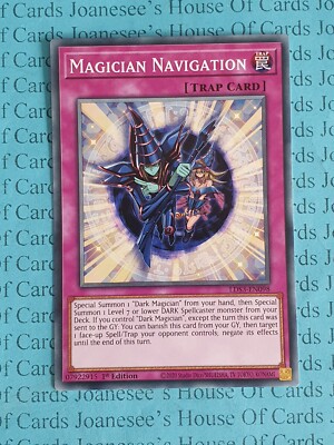 Magier Navigation LDS3-DE098 Yu-Gi-Oh Karte 1. Auflage Neu