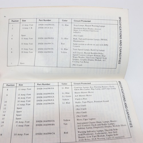 1981 Ford Escort World Car OEM Owner's Manual No Loose Pages-Used - Picture 5 of 6