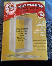 Ideal Ruff Weather Large Wall Kit for In-Wall Install of Pet Doors 9.75 X 17  