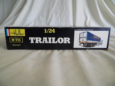 MAQUETTE REMORQUE CAMION  Danzas  1/24 Heller