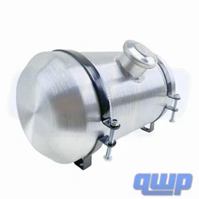 8x14 Universal Fuel Tank 2.9 Gallon Center Fill 3/8'' NPT Spun Aluminum Gas Tank