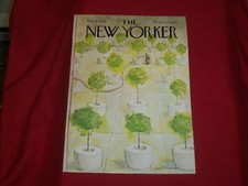 1974 MAY 6 NEW YORKER MAGAZINE FRONT COVER ONLY - GREAT ART FOR FRAMING