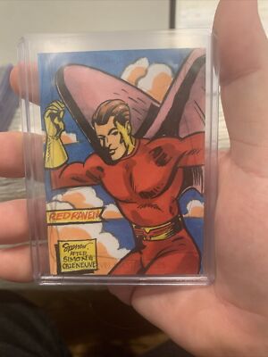 2020 Marvel Masterpieces Spencer Douglas Sketch Card Red Raven Rare 1/1
