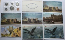 Lot of 9 Canada Mint Sets 1971/72/74/75/76/78/81/88/90, Canadian RCM Coins