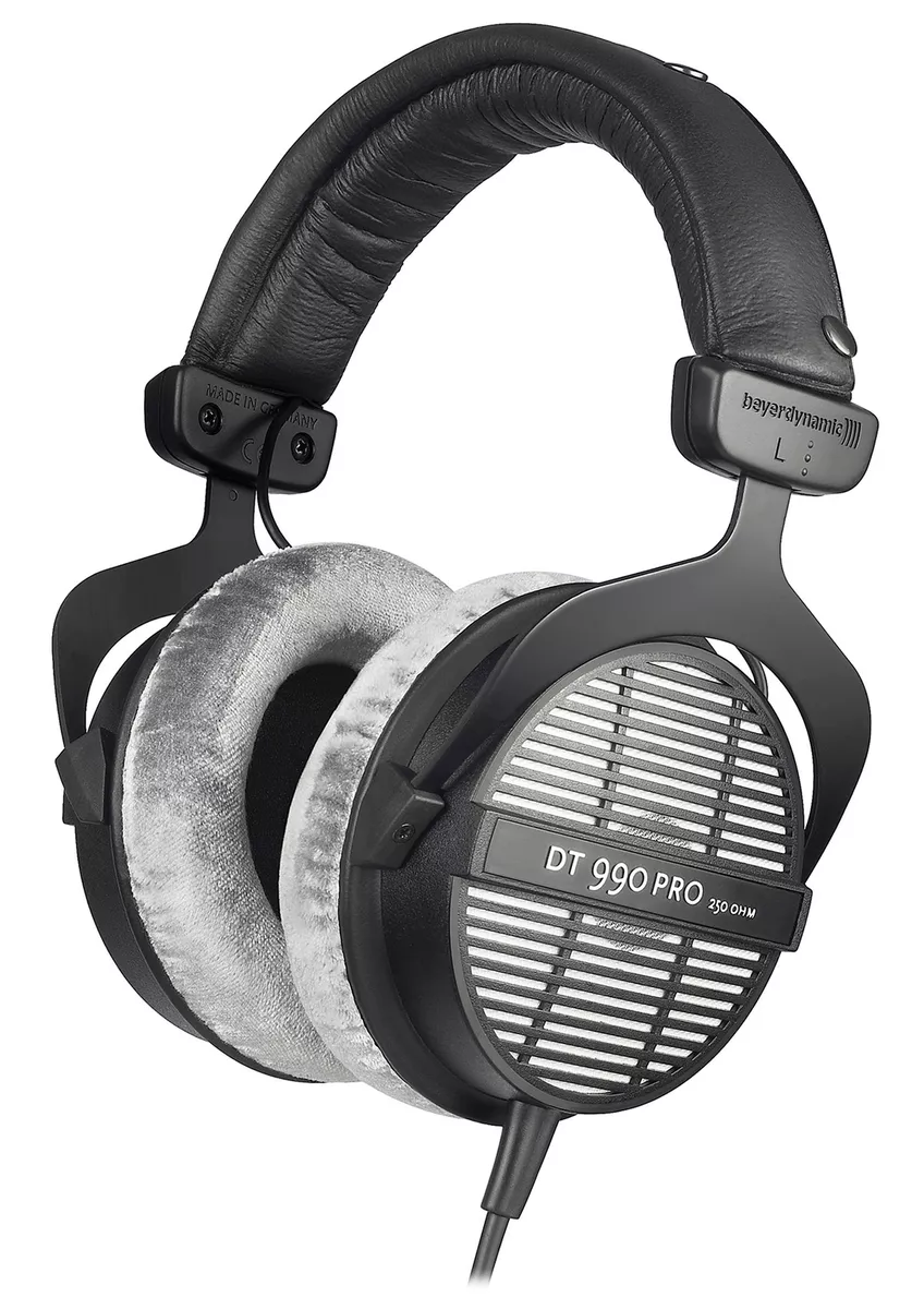 Beyerdynamic DT-990-PRO-250 Open Back Studio Headphones + Tube