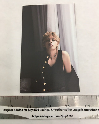 (1) NEW BTS V Kim Taehyung Rêvé Reve Postcard #17 - 17th Picture Postcard in Set