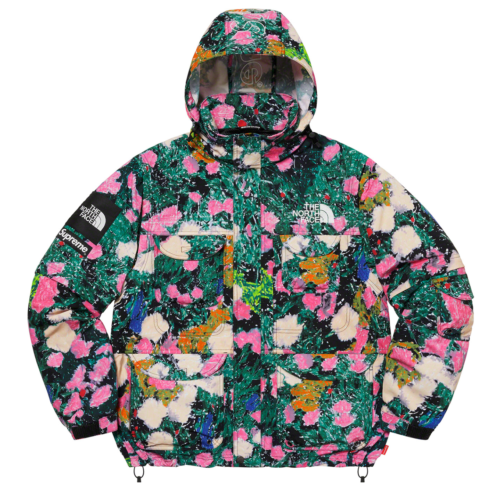 NWT Supreme The North Face Flowers Print Trekking Convertible Jacket M  AUTHENTIC