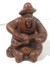 Vintage Disney 1970s Country Bear Jamboree Big Al Bank With Stopper Made In USA