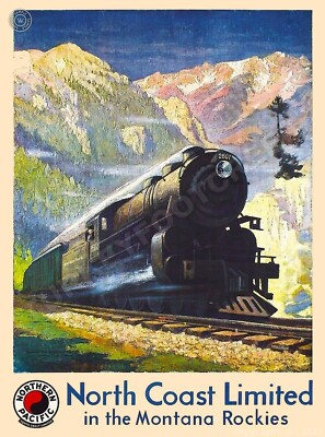 #ad #ad Northern Pacific Railroad North Coast Limited 9quot; x 12quot; Metal Sign $17.99