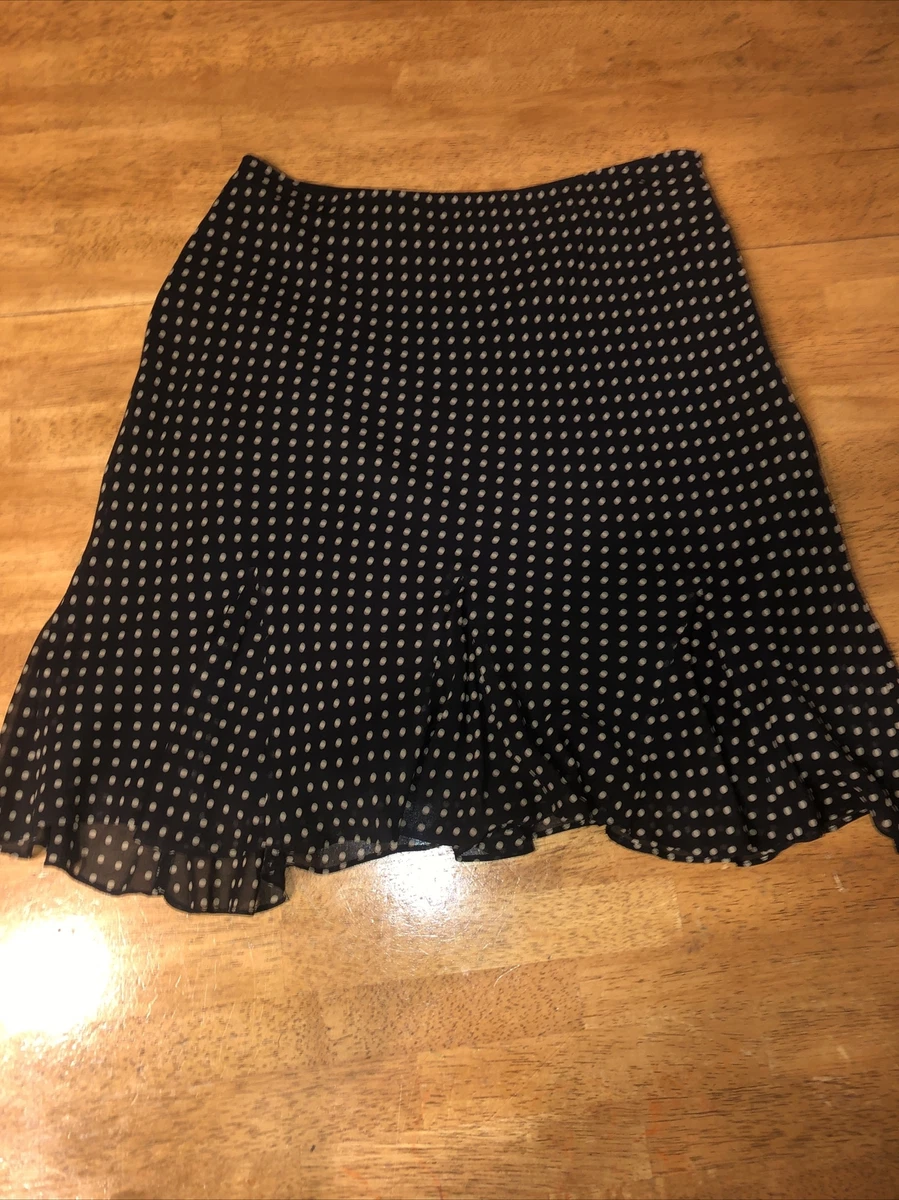 Polka dot flare skirt top