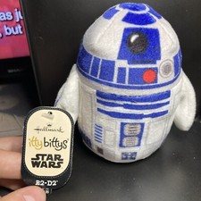 Hallmark Itty Bittys R2-D2 Droid 2014 Star Wars Plush Stuffed Animal Toy NWTs