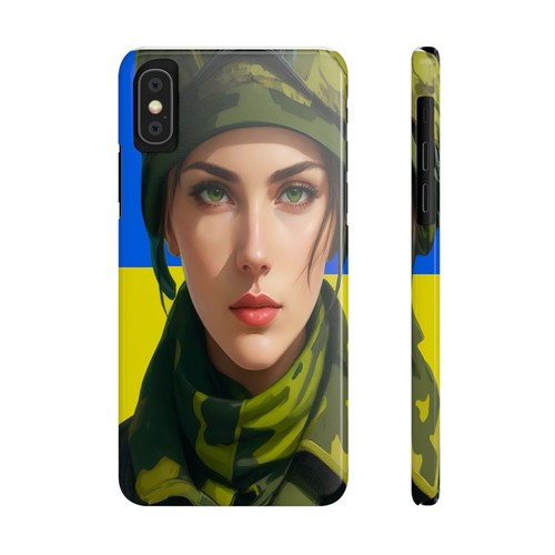 Ukrainian Soldier Slim Phone Case for iPhones - Picture 46 of 49