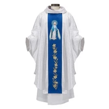 Marian Chasubles, Our Lady of Grace Chasuble and Stole, Marian Chasuble Vestment