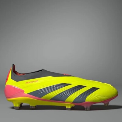 Adidas Predator Elite Laceless FG Solar Yellow Soccer Cleats