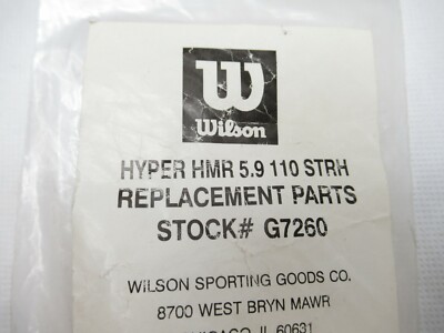 BUMPERGUARD / GROMMET SET: WILSON HYPER HAMMER 5.9 110 STRETCH