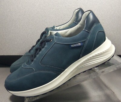 KELIA DARK NAVY LMSP60 WOMEN'S SHOES US 7 EU 4.5 NUBUCK  SNEAKERS BY MEPHISTO