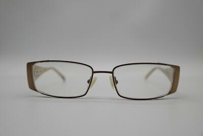 Jacques Lemans JL F 1-6011 Copper Beige Oval Glasses Frame New