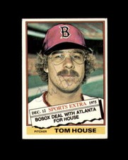 Tom House Signed Authentic 1976 Topps Traded Boston Red Sox Autograph