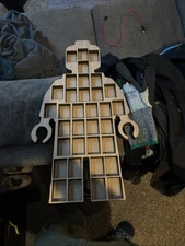 Wood LEGO Mini Figure Display Hanger Holder Wall Mount