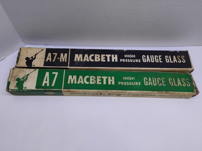 #ad Macbeth A7 M Pyrex Corning High Pressure Gauge Glass Hand Blowing Glass Bar Set $8.00