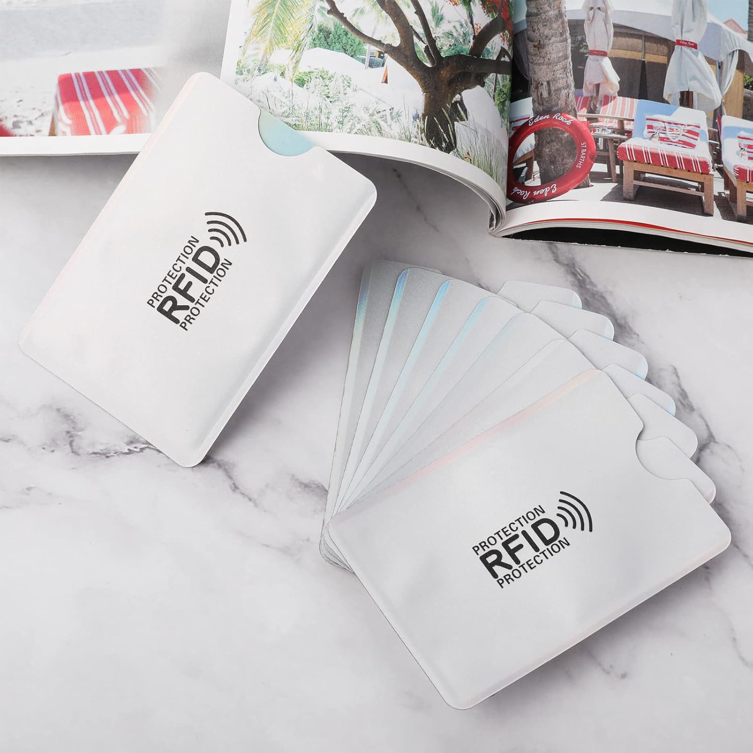 30x RFID Blocking Sleeves Secure Credit & ID Card Holder Identity Theft Protect