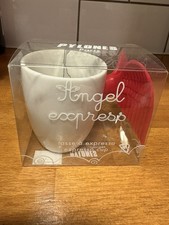 Pylones Paris Espresso Cup Red Angel Wings/ White Ceramic BNIB