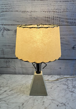 atomic age Mid-Century Modern Atomic Splatter Lamp with Conical Fiberglass Shade — listing 4