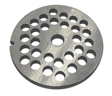 Meat Grinder Plate #32  3/8" Stainless Steel