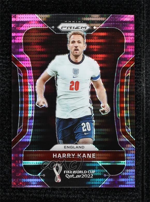2022 Panini Prizm World Cup Qatar Breakaway Purple 12/35 Harry Kane #86 02ka