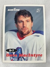 IHL 1997-98 Milwaukee Admirals Hockey Card #07-Dave MacIntyre