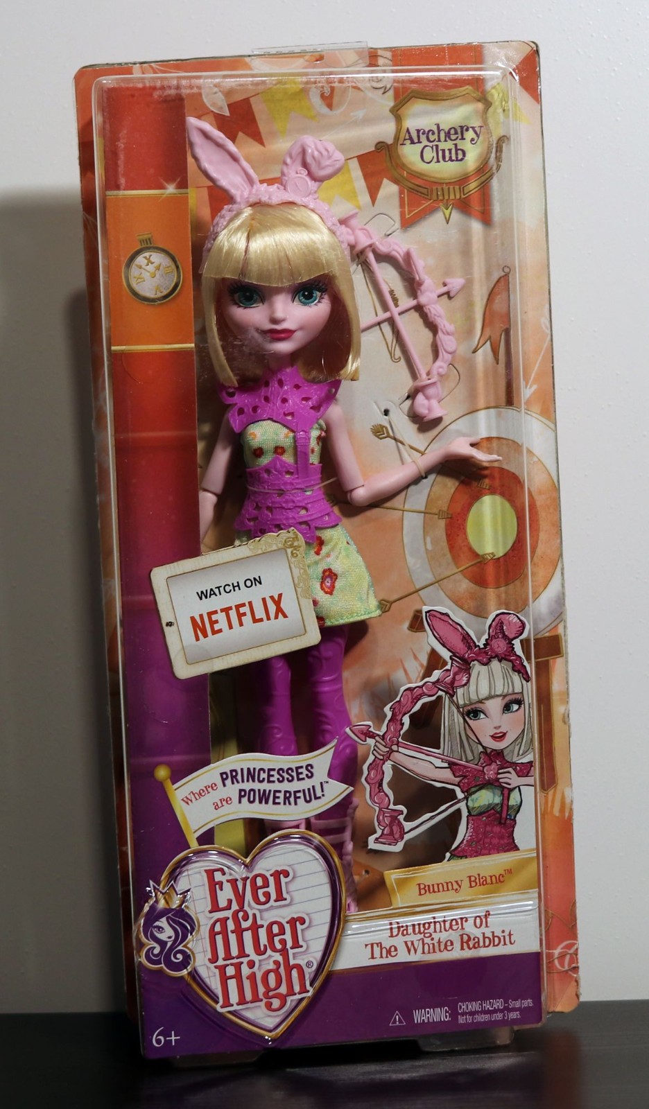 Netflix Ever After High Bunny Blanc Archery Club - New & Sealed